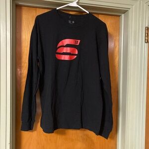 TB12 Tom Brady 6 Super Bowls Long Sleeve Shirt 100% Cotton Size Large